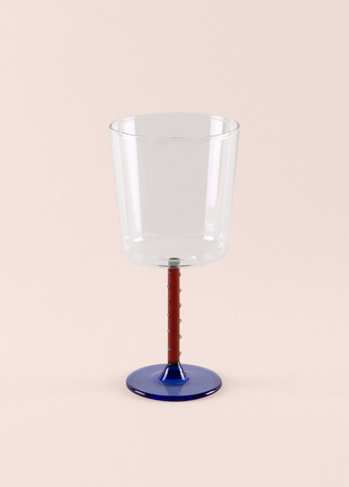 Hermia Jarrón de Vidrio Ámbar 300 ml